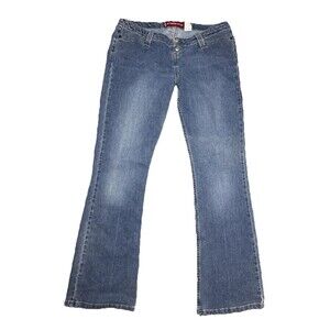 Levis Y2K Too Superlow 520 Jeans Womens 13 Jr Wash Blue Bootcut Low Rise 31in Se